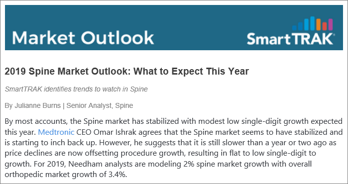 2019 Spine Market Outlook Preview 1