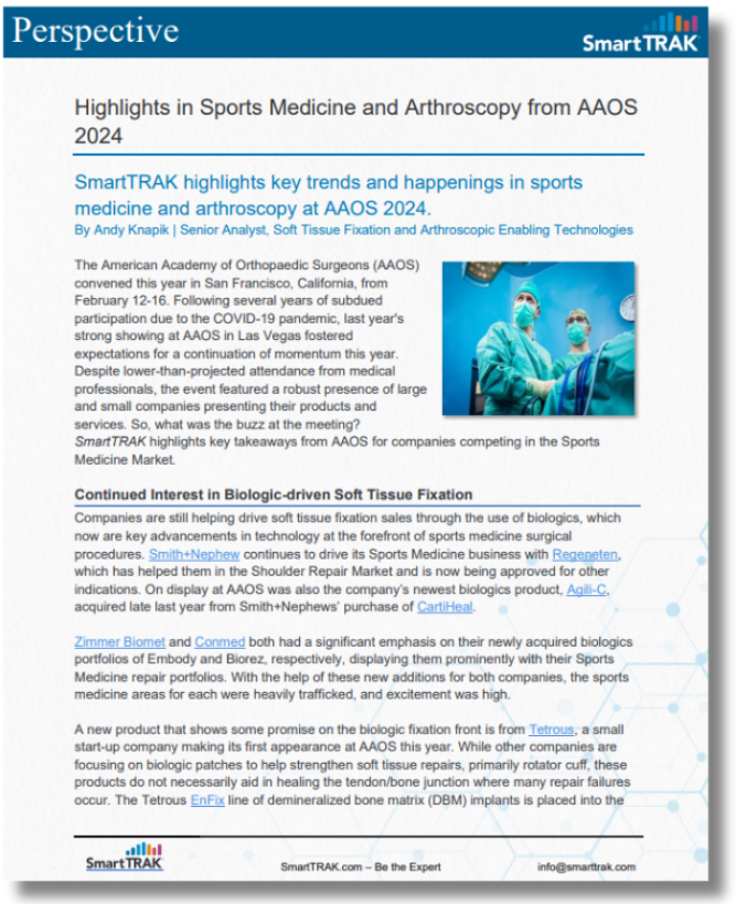 Sports Med AAOS 2024 Preview