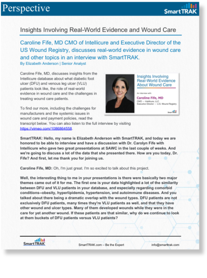 Insights Involving Real-World Evidence and Wound Care Preview 1