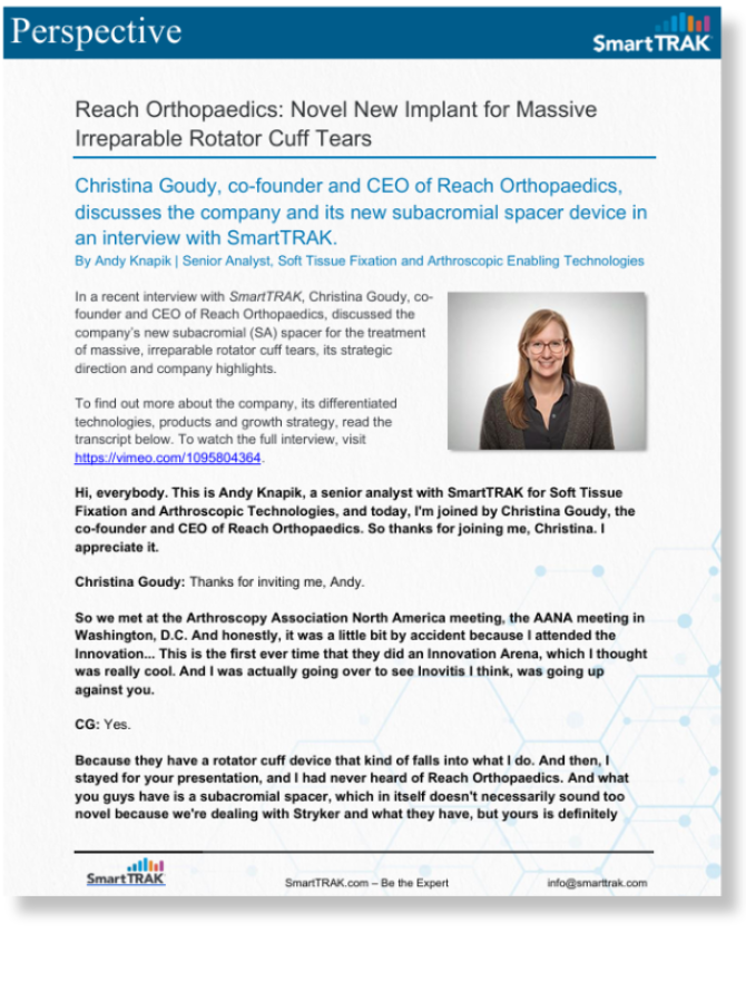 Reach Orthopaedics Preview